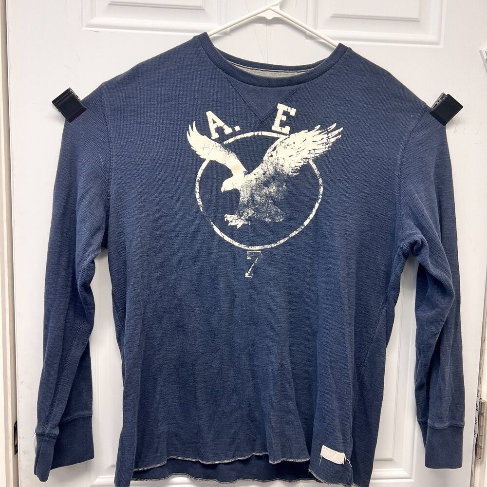 Long Sleeve XL American Eagle T-Shirt Vintage Retro Casual Streetwear NOC3787
